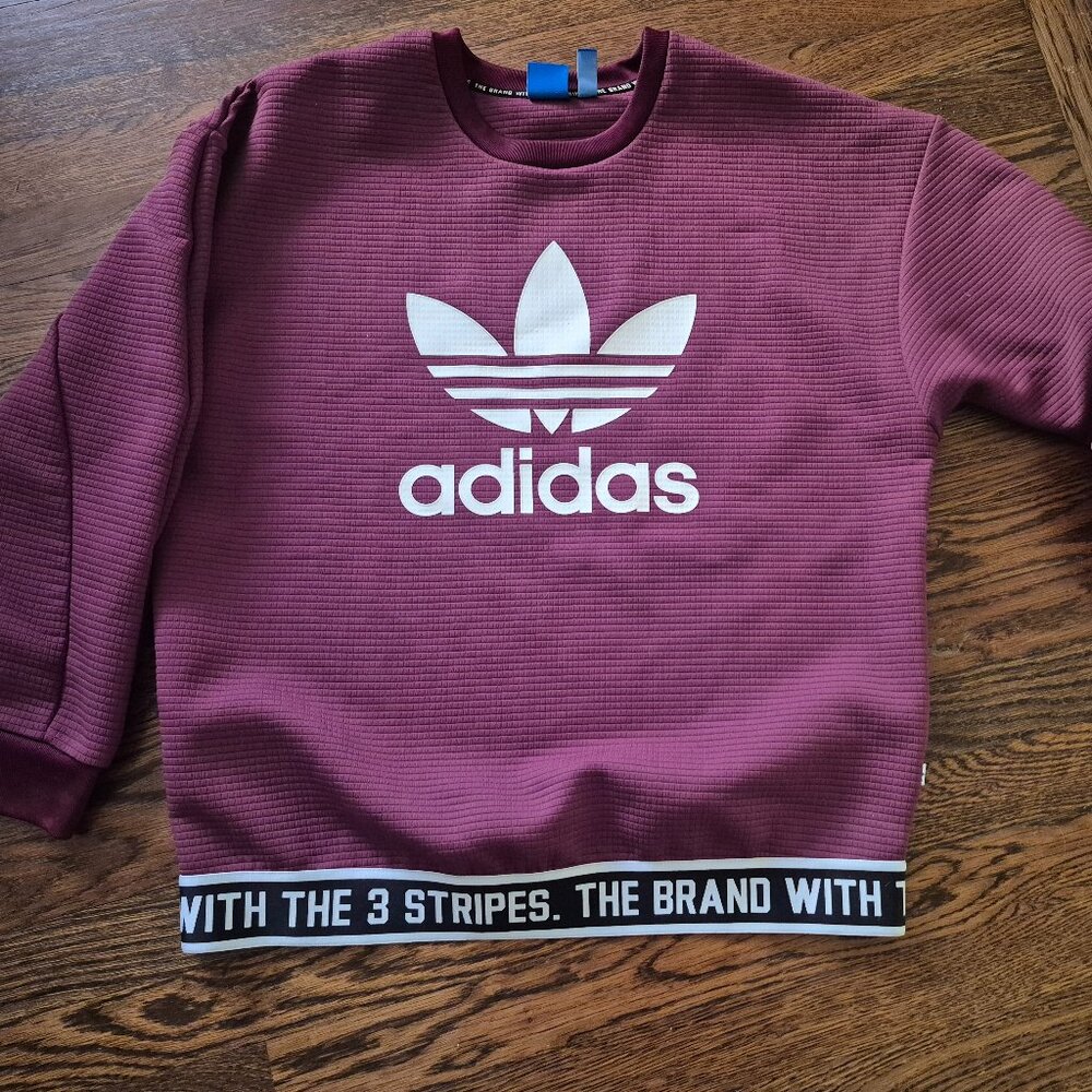 ADIDAS Maroon Sweater Womens